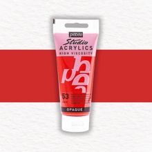 Akrylová farba Pebeo Studio Acrylic 100 ml Dark cadmium red hue