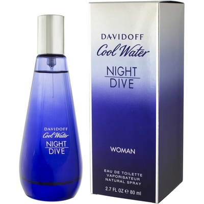 Davidoff Cool Water Night Dive Toaletní voda dámská 80 ml