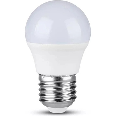 V-TAC Profesionálna mini LED žiarovka E27 G45 4,5W so SAMSUNG čipmi 110lm/W, Studená biela 6000 6500K