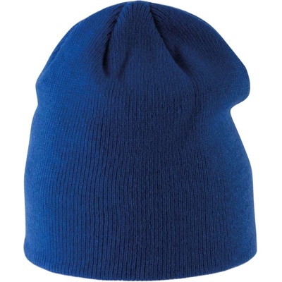 K UP Dětská pletená čepice BEANIE královská modrá