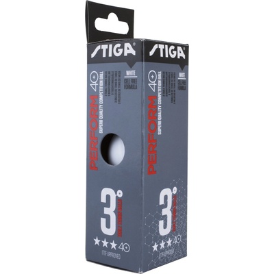 Stiga Perfrom whte 3-pack