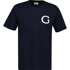 Gant Тениска Gant Men's Oversized T-Shirt - Evenng Blue 433