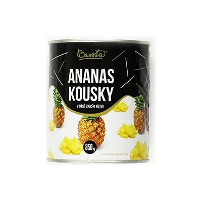 Bassta Kompót Ananás krájaný 850 g