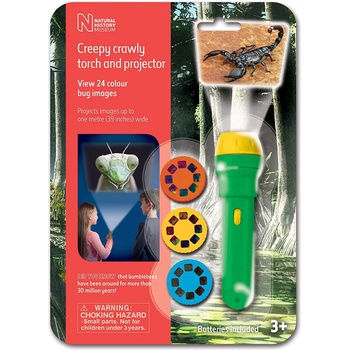 Image 1 of Brainstorm Образователна играчка Brainstorm - Фенерче с прожектор, Екзотични животни (N5131)