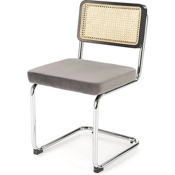 Halmar Трапезен стол k504 сив / черен