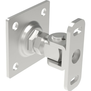 Umakov INOX záves nastaviteľný s kotviacou prírubou, M16 D8/53F-M16-K