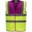 Yoko HI-VIS HVW100 / Предпазна жилетка - малинов/жълт цвят L (79W100zx603)