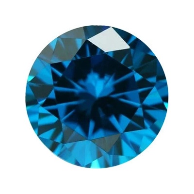 Šperky4U CZ Kubický zirkon - Dark Aquamarine, 100 ks - CZ22-1.50_100