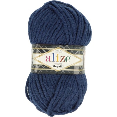 Alize Superlana Megafil 215 jeans modrá