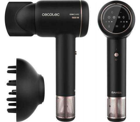 IoniCare RockStar Ion Touch Cecotec Černý