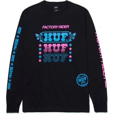 Huf FACTORY RIDER LS TEE Black