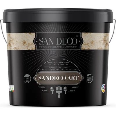 San Deco San Deco, Фина пясъчна мазилка сахара , " Сребърна" - Art velvet silver