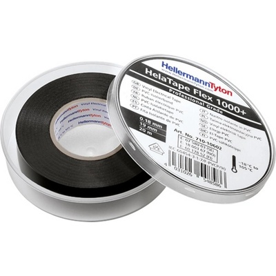 HellermannTyton izolační páska 33 m x 50 mm černá
