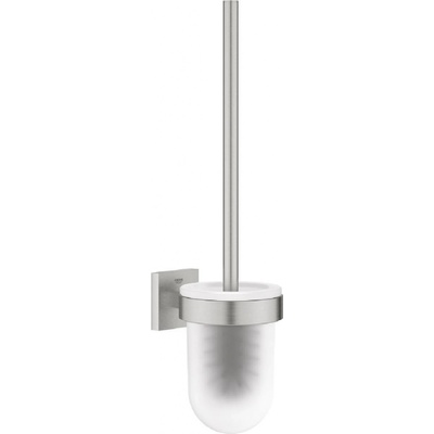 GROHE QuickFix Start Cube WC kefa nástenná s držiakom sklo supersteel 40977DC0