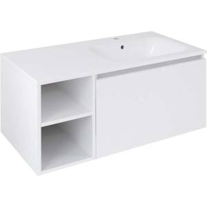 SAPHO Lorea - Шкаф за мивка 100x46x52 см, 1 чекмедже, десен, матово бял LE070-3131-R-11 (LE070-3131-R-11)