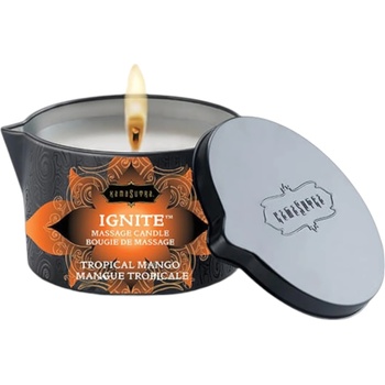 Kama Sutra - веган масажна свещ - сладко манго (170g)