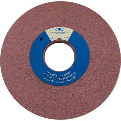 Tyrolit Brusný kotouč plochý 200 x 10 x 51 mm 98A 60J9V40 T419058