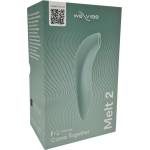 WE-VIBE Melt 2 - вибратор за клитор с въздушни вълни, управляван чрез приложение (тюркоаз)