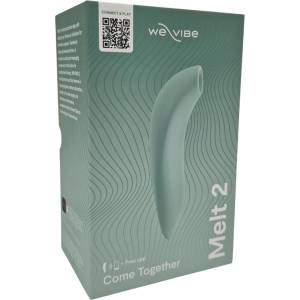 WE-VIBE Melt 2 - вибратор за клитор с въздушни вълни, управляван чрез приложение (тюркоаз)