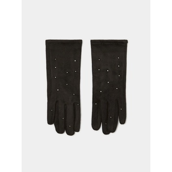 Moodo Черни дамски ръкавици с кристали Moodo Moodo | Cheren | ЖЕНИ | ЕДИН РАЗМЕР