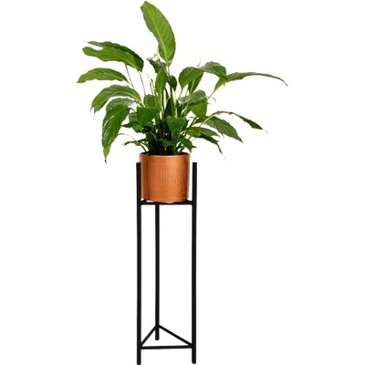 YLD Stojan na květiny kovový 22 x 75 cm černý – Sleviste.cz