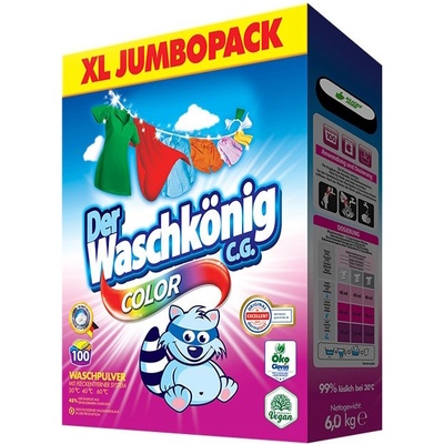 Waschkoning Color prášok na pranie 6,5 kg 100 PD