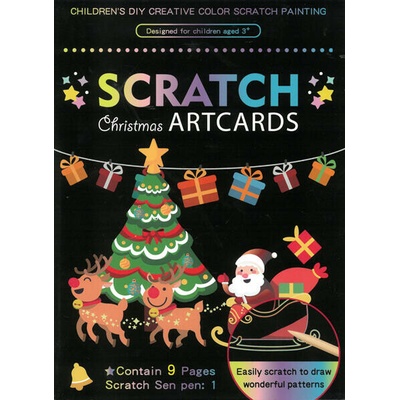 Obrázek škrabací Mark 9 ks 11 vánoce – Zboží Mobilmania