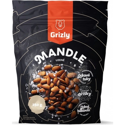 GRIZLY Mandle údené 250 g