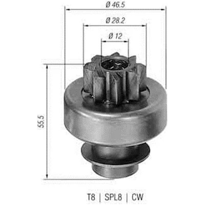 MAGNETI MARELLI Pastorok štartéra 940113020130