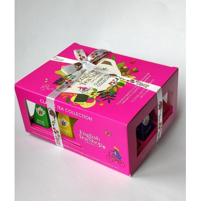 English Tea Shop sypaných čajů Klasická kolekce mix 4 příchutí bio 12 pyramidek