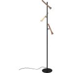 TRIO Черна LED подова лампа с метален абажур (височина 150 cm) Fiato - Trio (452010317)