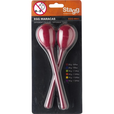 Stagg EGG-MAL-RD Maracas