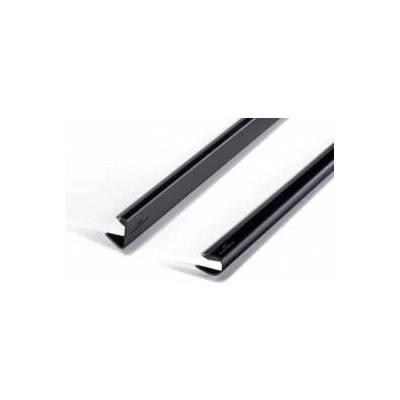 Durable Retractable ridges a4 width 13 mm. thickness 12 mm for 40 - 100 sheets black