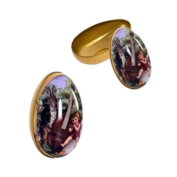 Поставка за яйце със заек и дете (К87055-1)