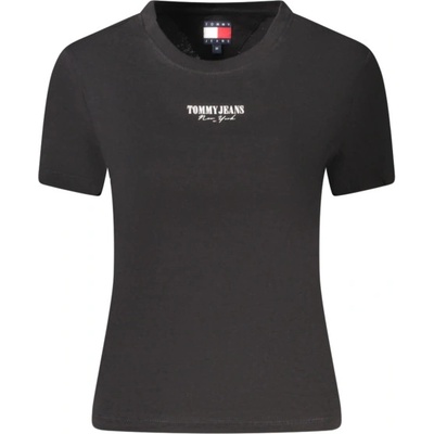 Tommy Hilfiger Дамска тениска с къс ръкав tommy hilfiger, Размер m, Цвят Черен (dw0dw20913_nebds)