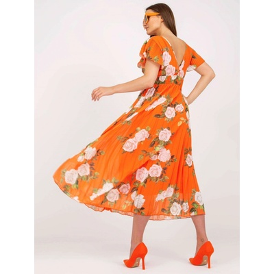 Šaty DHJ SK 15722.67P oranžová