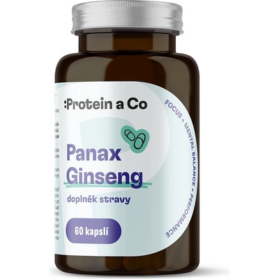 Protein & Co. Ženšen pravý 60 kapsúl