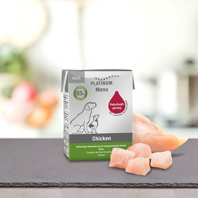 Platinum Natural Menu Adult Chicken 12 x 185 g