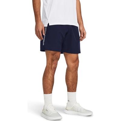 Under Armour Woven Wdmk Shorts Midnight Navy White