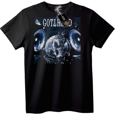 NOONEBRAND Тениска Gothard Boom Boom музика - L, Black