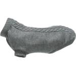 TRIXIE Jersey Kenton XS - Модерен пуловер за кучета, 24 см. - сив