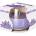 BISPOL Ароматна свещ Bispol Aura - Lavender, 130 g (sn71-79)