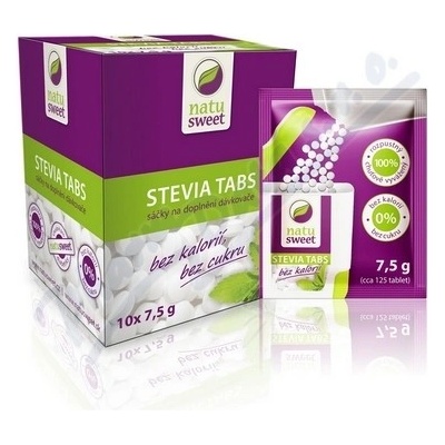 Stevia Natusweet tabl. sáčky do dávk. 10 x 7,5 g