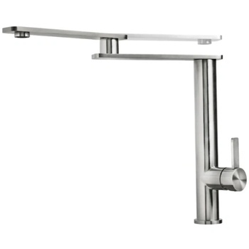 Strohm Teka Кухненски смесител Teka INX 918, Въртящ се чучур, Инокс (749180200)