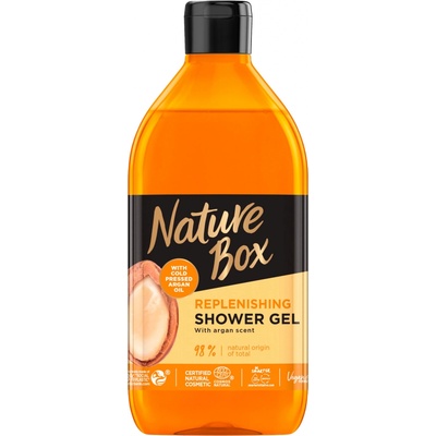 Nature Box osvěžující sprchový gel s arganovou vůní 385 ml