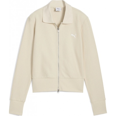 Dámska Mikina PUMA PREMIUM ESS KNITTED CARDIGAN 62978187 Béžová