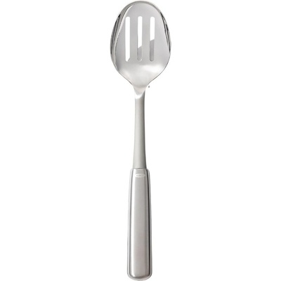 Pěnovačka / naběračka děrovaná STEEL 32 cm, stříbrná, nerezová ocel, OXO