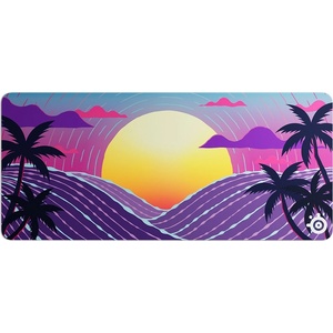 SteelSeries Подложка за мишка SteelSeries QcK XXL Neon Sunset, гейминг, разноцветна, 900 x 400 x 2 мм (SS-67311)