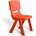 RFG Детски стол RFG Chico, пластмасов, с облегалка, 41 х 35 х 62 cm, червен