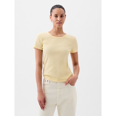 Gap 870883-02 Žebrované tričko Žlutá